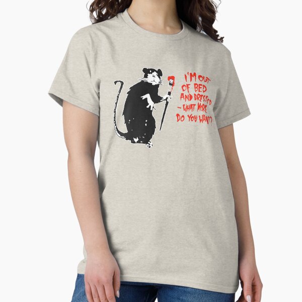 BANKSY | Out Of Bed Rat T-Shirt