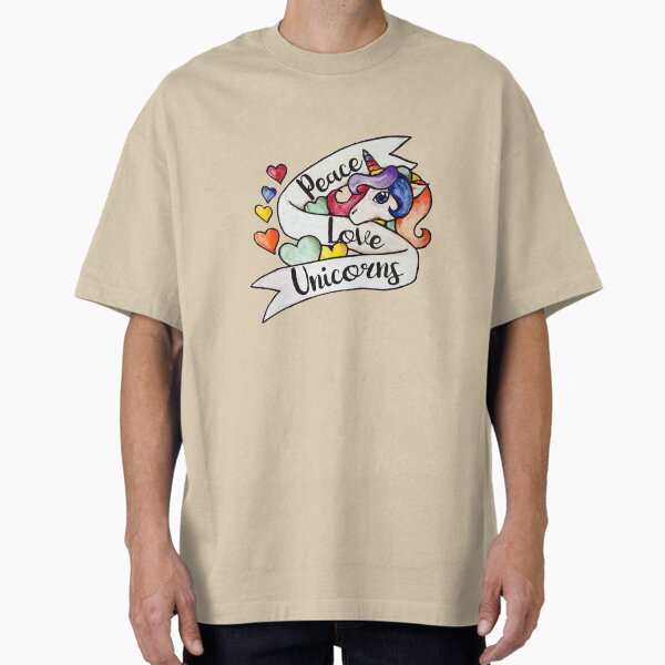 Peace Love Unicorns T-Shirt