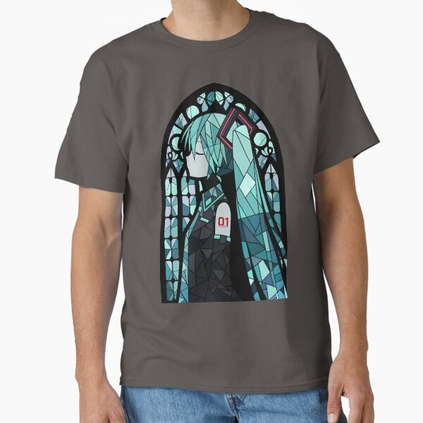 Stained Glass Hatsune Miku T-Shirt