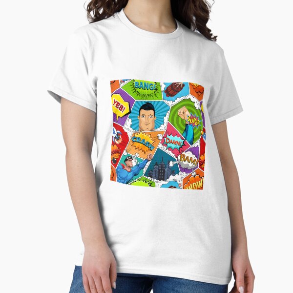 Superhero Comic Salad T-Shirt