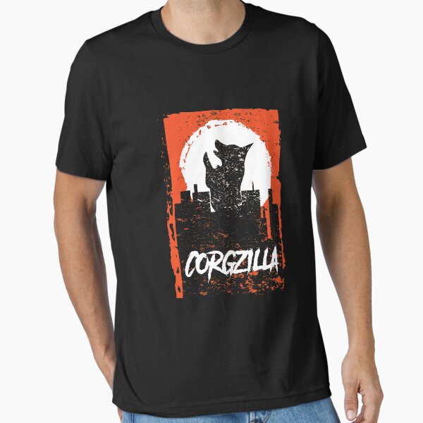 Corgzilla Funny Corgi Godzilla Parody T-Shirt