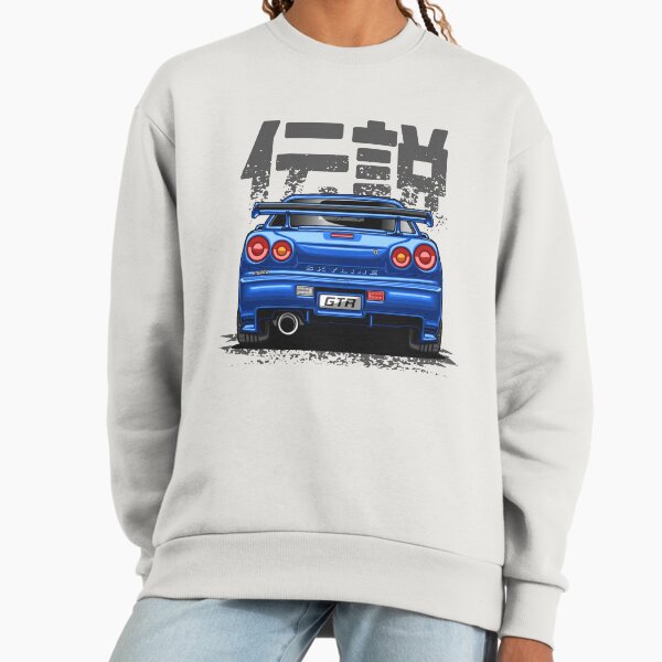 Monster Skyline GTR R34 (Paradise Blue) Sweatshirt