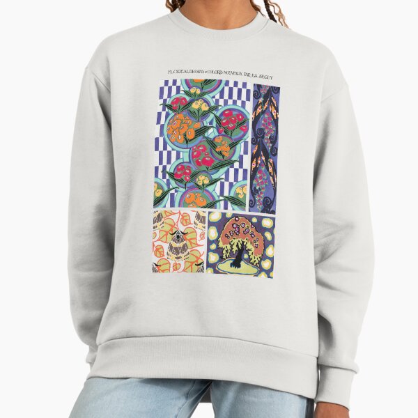 Art Deco Art Nouveau Bright Floral Patterns Sweatshirt