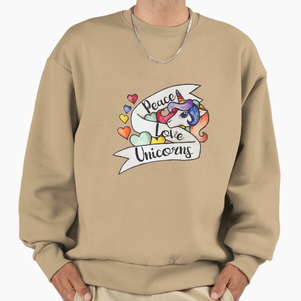 Peace Love Unicorns Sweatshirt
