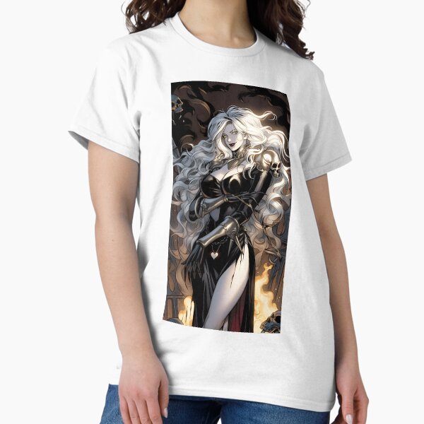 Lady Death - Comic Book Style Goddess T-Shirt