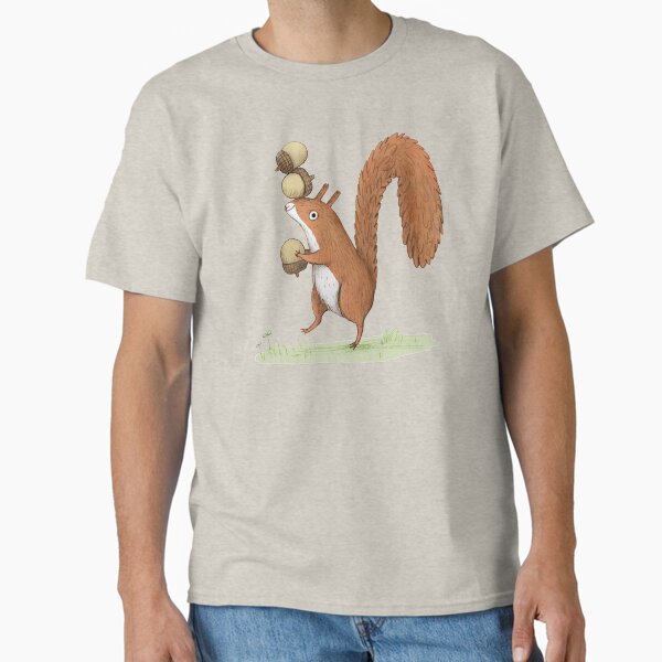 Squirrel With Acorns T-Shirt