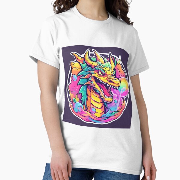 Dragon Colorful neon T-Shirt
