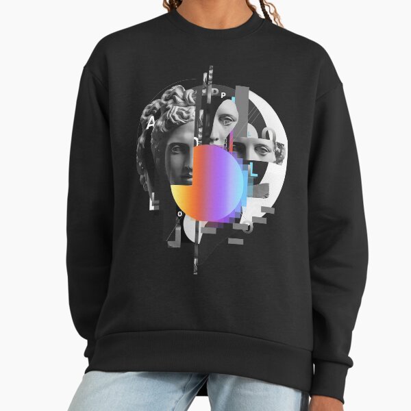 Greek Vaporwave Aesthetic Angel Sweatshirt