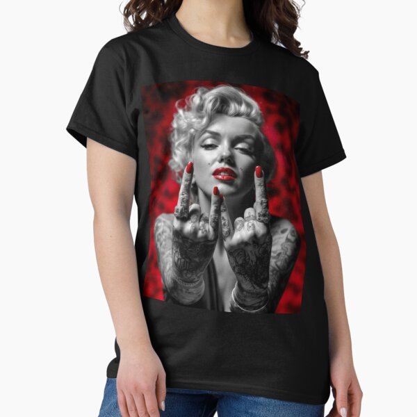 Marilyn Monroe Portrait - Retro Hollywood Rebel T-Shirt