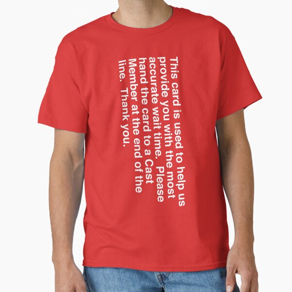 Wait Time Red Card T-Shirt