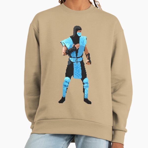 Mortal Kombat II Retro Sub Zero Pixel 16 Bit T-shirt Sweatshirt