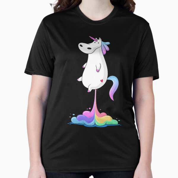 Unicorn Fart Active T-Shirt