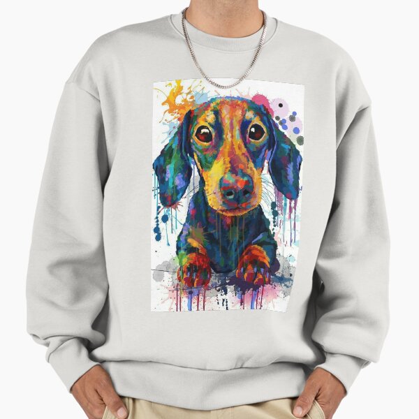 Dachshund Dog Art Sweatshirt