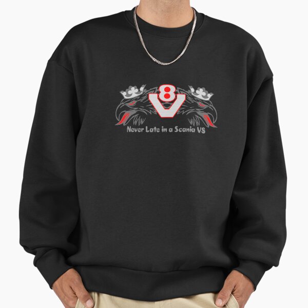 Never Late V8 Griffin Grey Sweatshirt