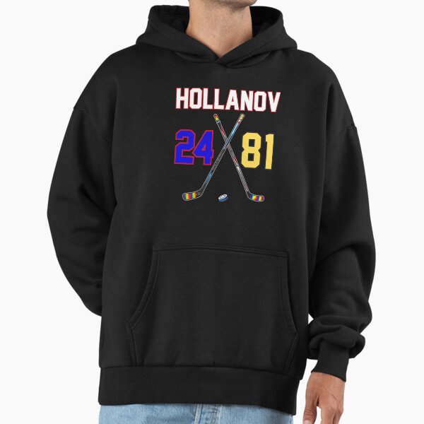 Hollanov Hockey Sticks Graphic – Heated Rivalry Inspired Fan Art #24 & #81 Hoodie