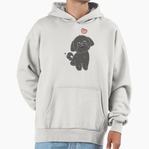 LOVE Black Shih Tzu Hoodie