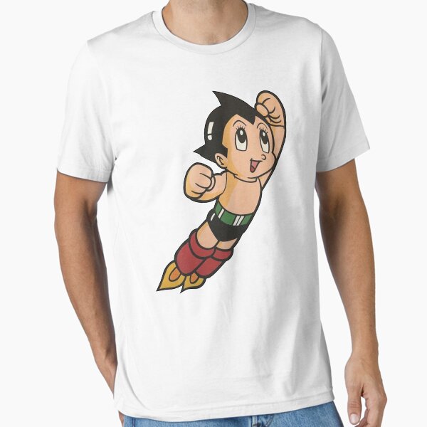 Vintage Astroboy Anime Robot Show Astro Boy Space Art Childhood Cartoon T-Shirt