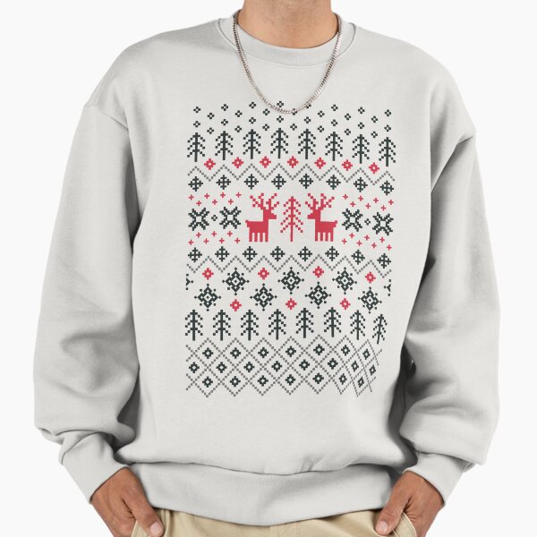 Holiday Sweater Pattern Sweatshirt