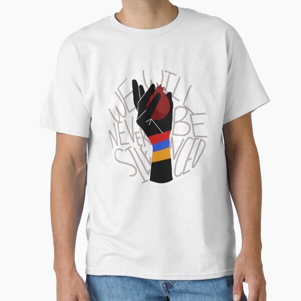 Armenian "We Will Never Be Silenced" T-Shirt