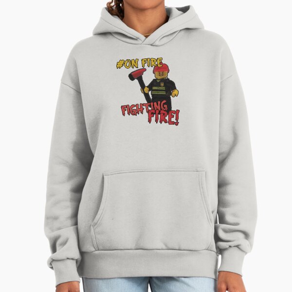 Firefighter toy figure art Hoodie