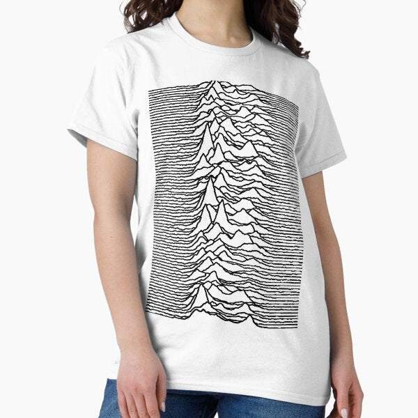 Unknown Pleasuresin Black T-Shirt