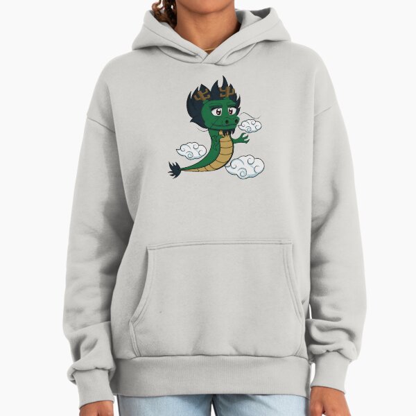 Legendary Animals, Kawaii Anime Chibi Blue Hair Japanese Dragon Hoodie