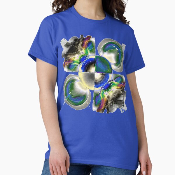 Emotional drips dark electrize 7 colorful geometric design T-Shirt