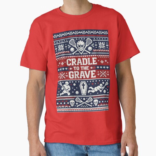 Cradle to the Grave Lacrosse Passion Knitting Pattern T-Shirt