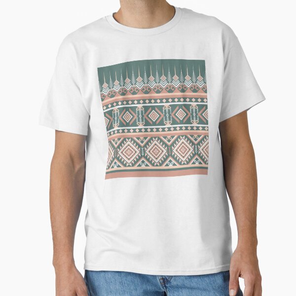 Vintage Geometric Abstract Ethnic Pattern. T-Shirt