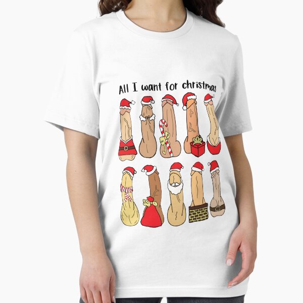 All I Want For Christmas Is Dick Funny T-Shirt