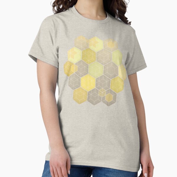 Lemon & Grey Honeycomb T-Shirt