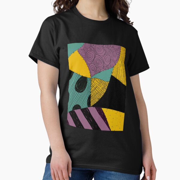 Sally's dress. The Nightmare Before Christmas. T-Shirt