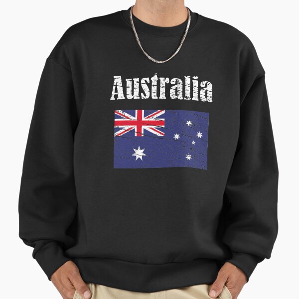 Australia Australian Flag Vintage Graphic - Australia Lovers Tourists Souvenir Cool National Gift Sweatshirt