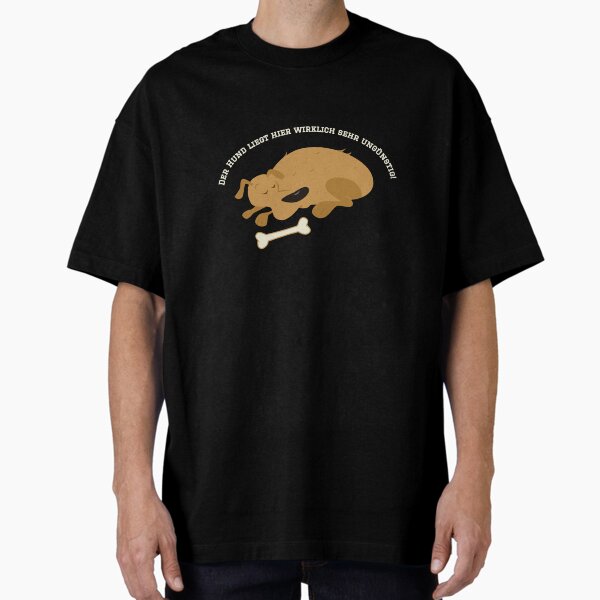 The dog is lying here really in a very inconvenient way - Loriot - TV Kult - German T-Shirt