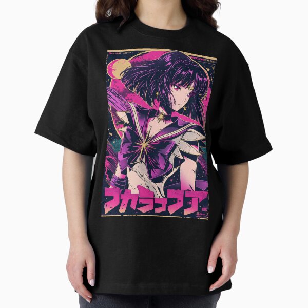 Sailor Saturn Retro Vaporwave Poster T-Shirt