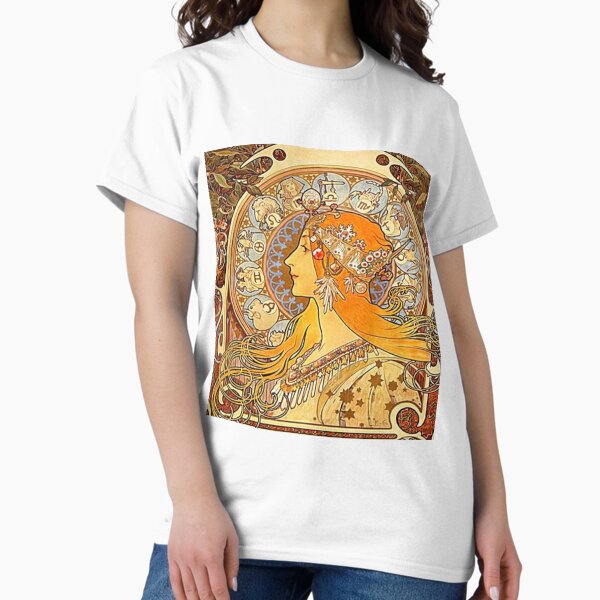 Alphonse mucha - zodiac T-Shirt