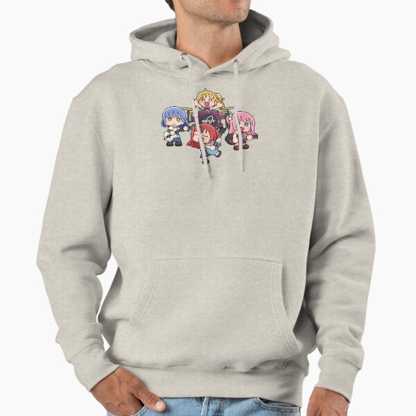 Bocchi The Rock Chibi Art Hoodie