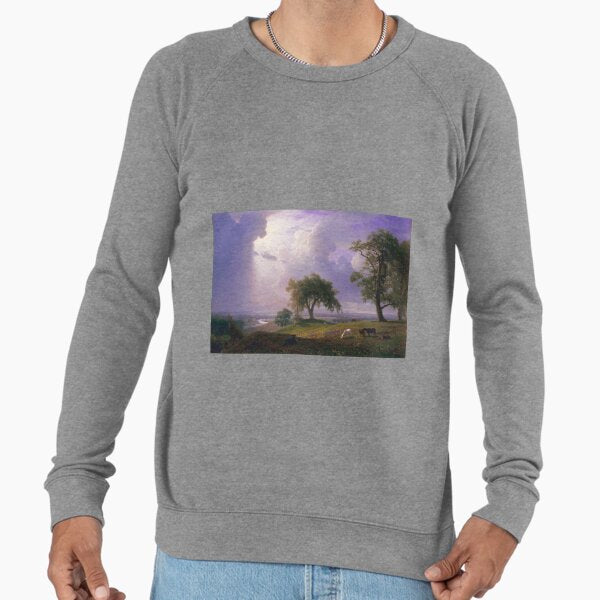 California Spring - Albert Bierstadt Lightweight Sweatshirt