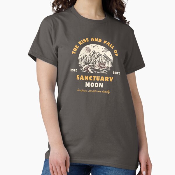 Murderbot Diaries The Rise and Fall of Sanctuary Moon Fanart T-Shirt