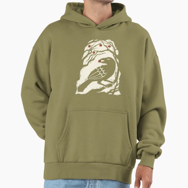 Autumn Berries Bird Print Hoodie