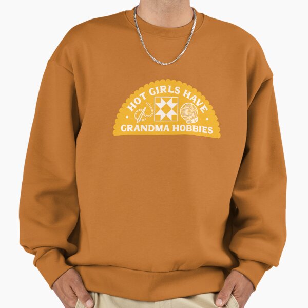 Grandma Hobbies - Yellow Sweatshirt