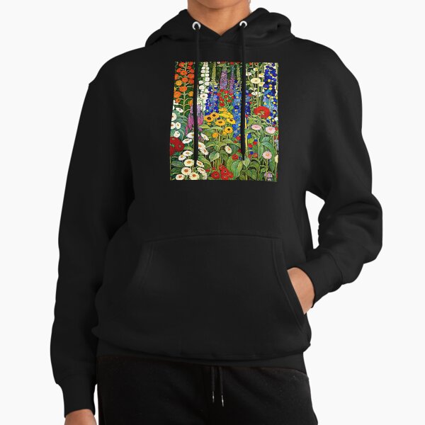 Gustav Klimt Flower Garden Hoodie