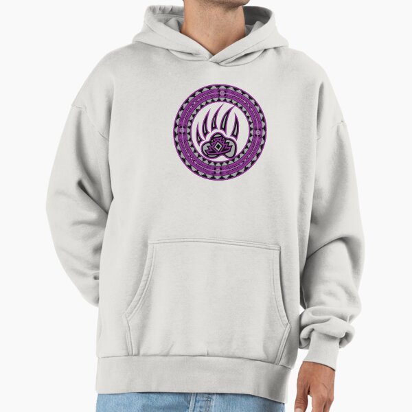 Bear Spirit Purple Hoodie