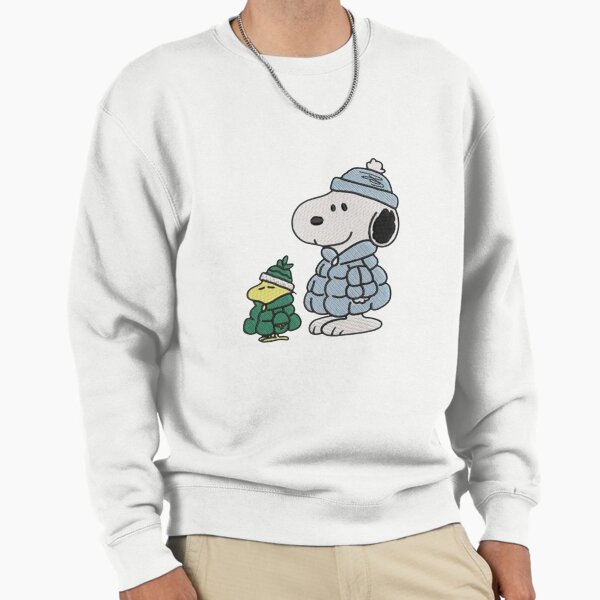 Winter Warmth – Snoopy & Woodstock in Cozy Puffers Sweatshirt