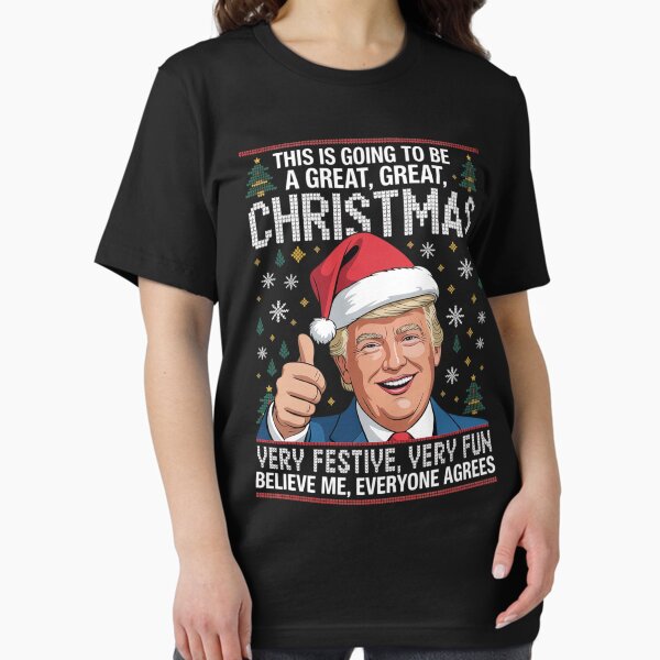 Funny Trump Ugly Christmas Sweater copy T-Shirt
