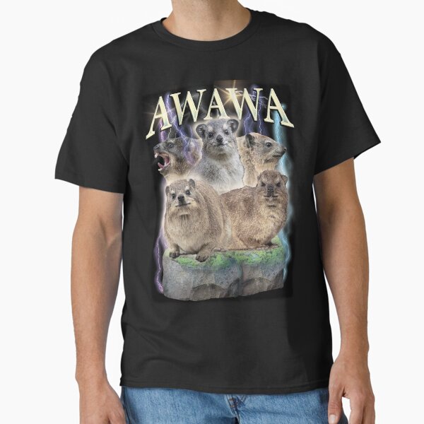 The Hyrax AWAWA Epic Meme Funny Animals T-Shirt