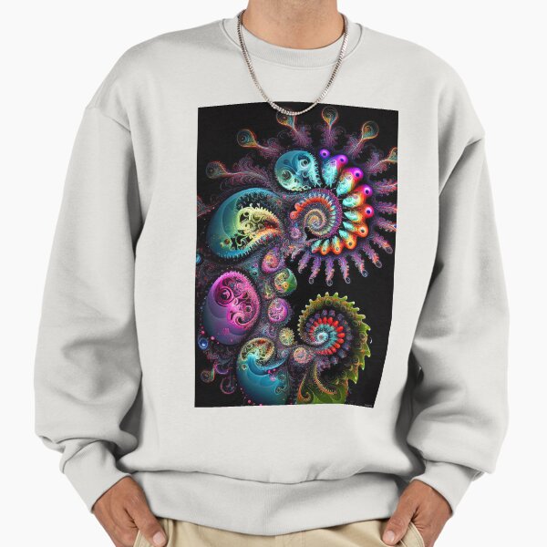 Fractal 0030, Gorgeous Mandelbrot fractal, featuring intricate details and endless complexity Sweatshirt