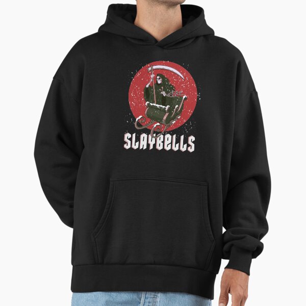 Slaybells Grim Reaper Christmas Holiday Graphic Hoodie