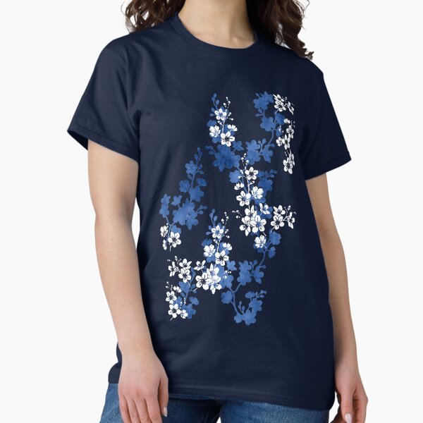 Sakura blossom in deep blue T-Shirt