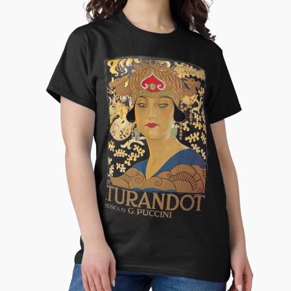 Old opera poster Puccini, Turandot T-Shirt